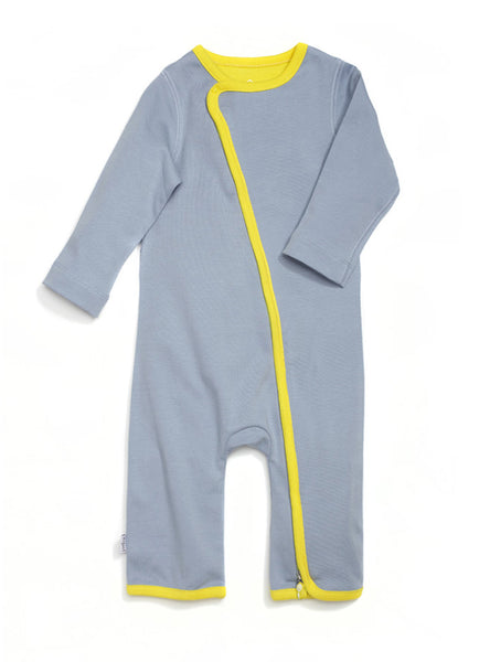 zip-up babygrow vintage grey - Zipit® | Babywear with Zips for Easier Dressing