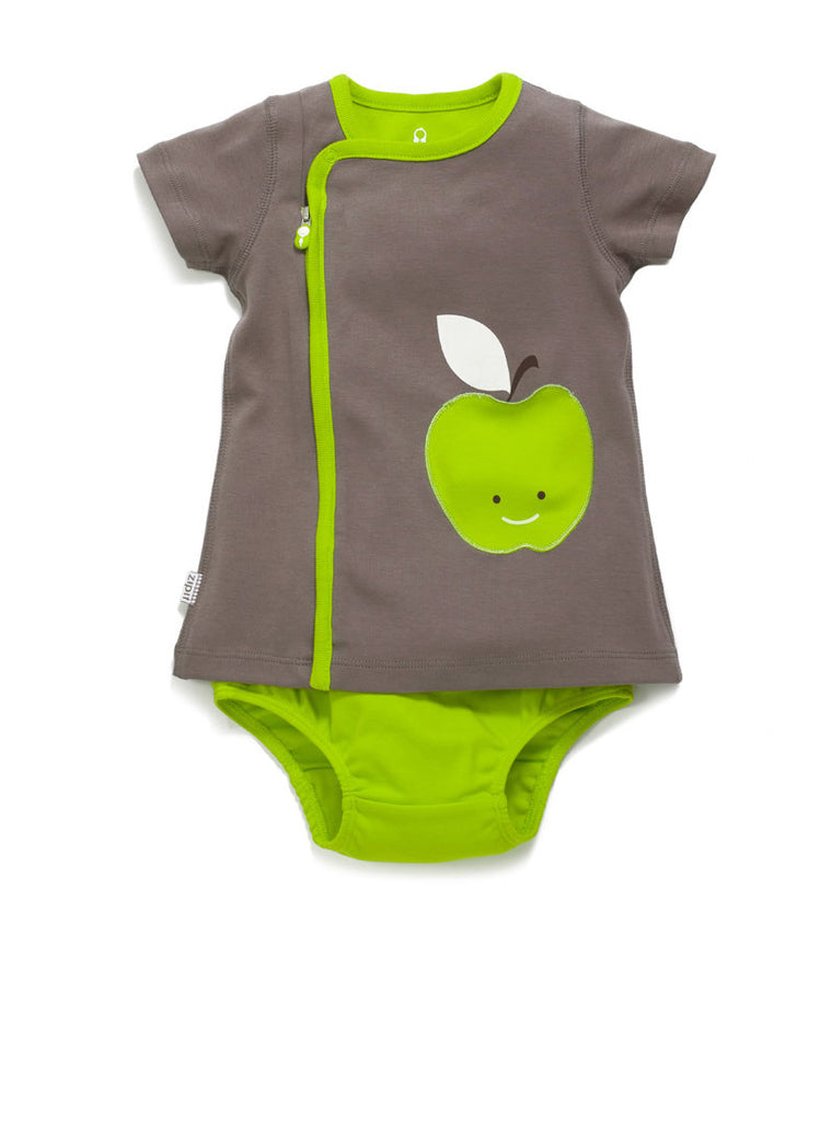 Baby girl zip up dress – Zipit® Babywear with Zips for Easier