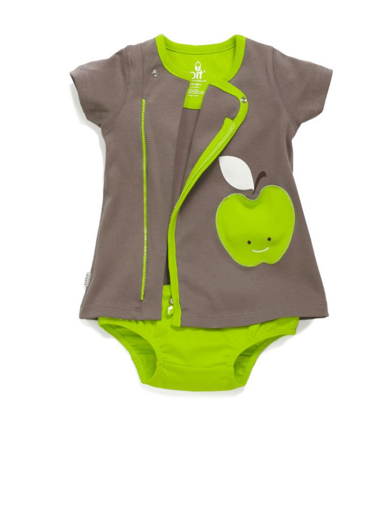 zip-up apple dress - Zipit® | Babywear with Zips for Easier Dressing