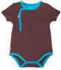 zip-up bodysuit chocolate - Zipit® | Babywear with Zips for Easier Dressing