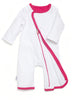 zip-up babygrow set - white & pink - Zipit® | Babywear with Zips for Easier Dressing